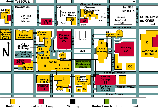 Cleveland Clinic Main Campus Map Maping Resources